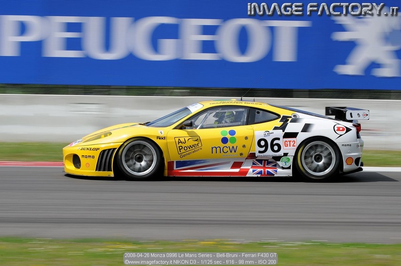 2008-04-26 Monza 0996 Le Mans Series - Bell-Bruni - Ferrari F430 GT.jpg